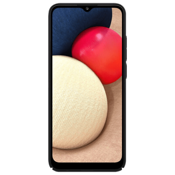 Husă pentru smartphone Samsung Galaxy A02s (Frosted Shield) Black Nillkin, TPU, Back photo 3
