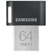 USB Flash Samsung FIT Plus 64 GB Black USB 3.1, Plastic