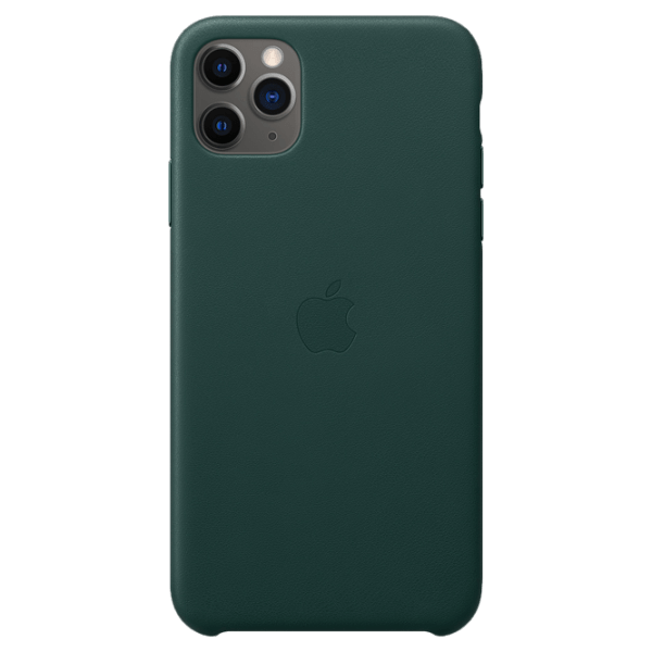 Husă pentru smartphone Apple iPhone 11 Pro Max (MX0C2ZM/ A) Green Apple, Piele, Back photo 1