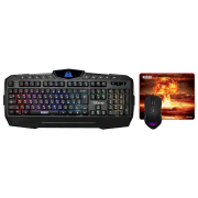 Tastatură Qumo Wartime Black Gaming, Cu fir