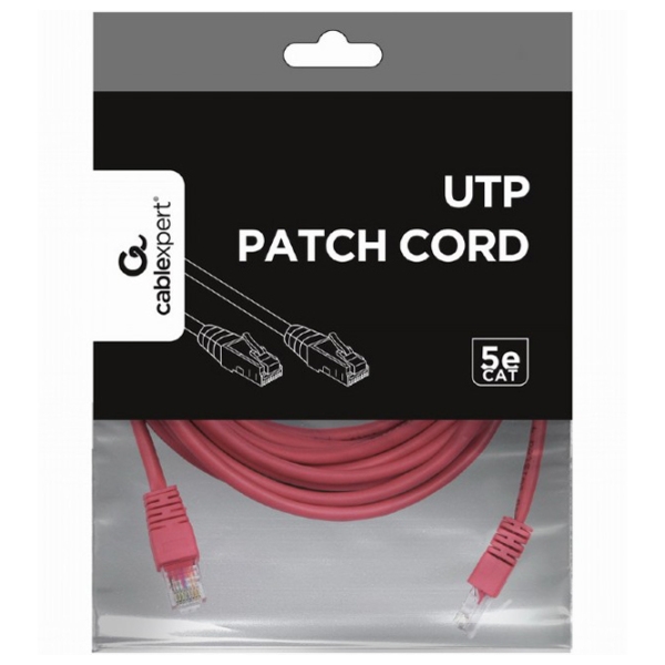 Кабель данных Cablexpert PP12-5M RJ-45/ RJ-45 Розовый  photo 2