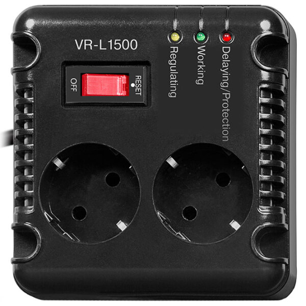 Стабилизатор напряжения Sven VR-L 1500 (500/ 1500) Черный  photo 2