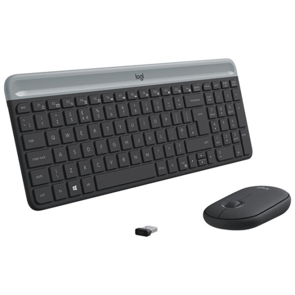 Клавиатура Logitech MK470 Графит Для дома и офиса, Беспроводные photo 5
