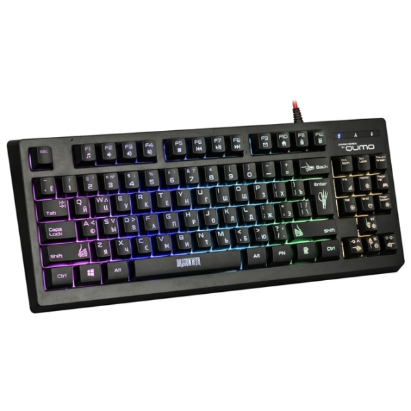 Tastatură Qumo Pandemonium Black Gaming, Cu fir photo 2
