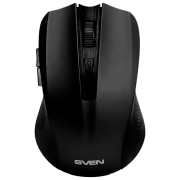 Мышь Sven RX-350 W Черный Беспроводные, 1400 dpi
