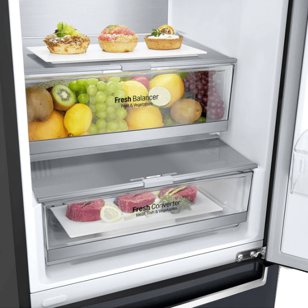 Frigider LG GA-B509MBUM Black 277l/ No Frost, 107l/ No Frost, A++ photo 9