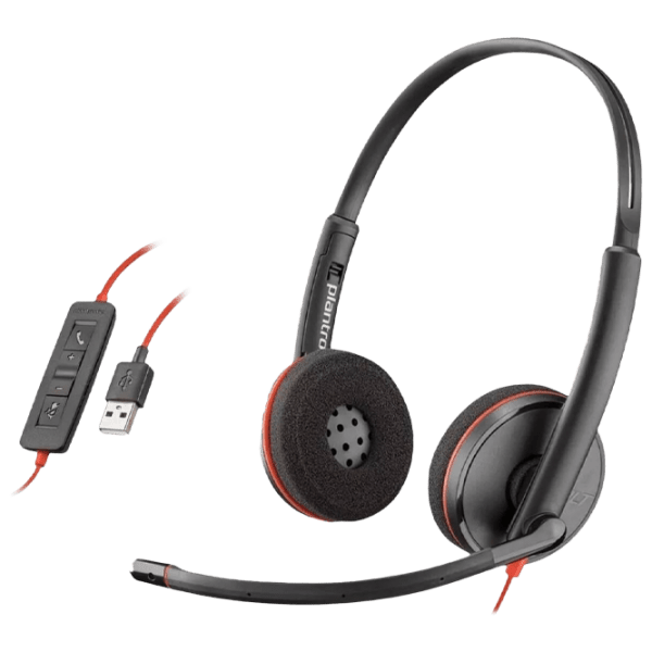 Căști Plantronics Blackwire C3220 Black Cu fir / Personal / In ear photo 1
