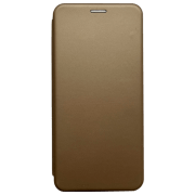 Чехол для смартфона Samsung Galaxy A02s (Flip Cover) Золотой EVO, Кожа, Чехол книжка