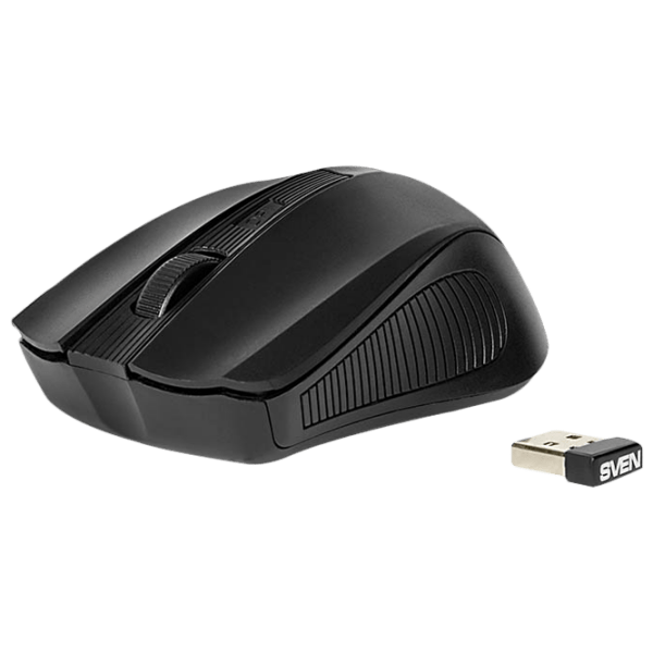 Mouse Sven RX-400 Black Fără fir, 1400 dpi photo 2
