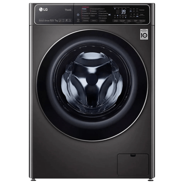 Mașină de spălat cu uscător LG F4T9RC9P Platinum 10.5 kg, 1400 rpm, A (old) photo 1