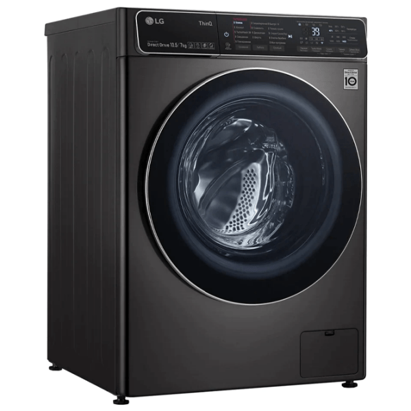 Mașină de spălat cu uscător LG F4T9RC9P Platinum 10.5 kg, 1400 rpm, A (old) photo 2