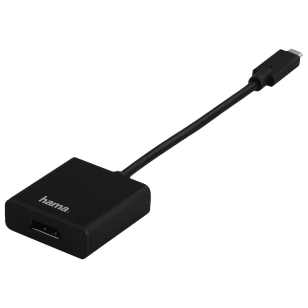 Adaptor Hama 135725 USB-C for Display Port, Black  photo 2