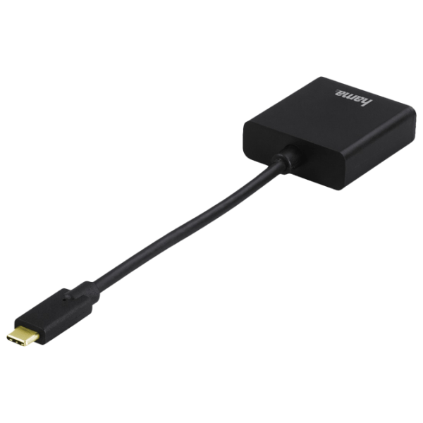 Adaptor Hama 135725 USB-C for Display Port, Black  photo 3