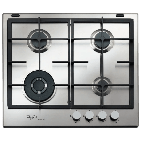 Plită încorporabilă pe gaz Whirlpool GMA 6422/ IXL Inox Inox, Gratare: Fontă photo 1