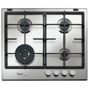 Plită încorporabilă pe gaz Whirlpool GMA 6422/ IXL Inox Inox, Gratare: Fontă