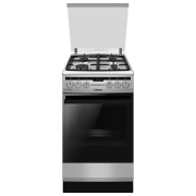 Плита Hansa FCMXS582977 Нержавеющая сталь Тип плиты: Газовая, 62 л, Тип духовки: Электрическая