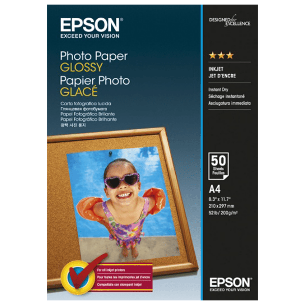 Фотобумага для принтеров Струйный Epson Photo Paper Glossy 200 г/ м² (50 листов) Белый Глянец photo 1