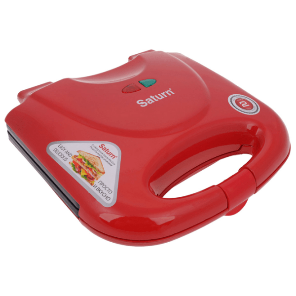 Aparat pentru sandvișuri Saturn ST-EC1082 Red 750 W, Cantitatea de sandwich-uri: 4 photo 2