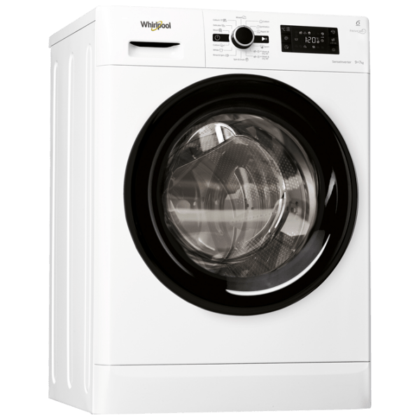 Mașină de spălat cu uscător Whirlpool FWDG97168B EU 9/ 6 White 9 kg, 1600 rpm, A photo 2