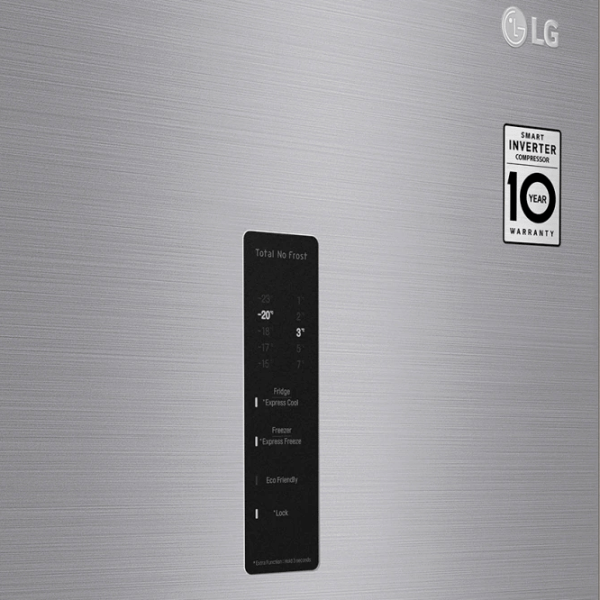 Frigider LG GA-B509CMTL Inox 277l/ No Frost, 107l/ No Frost, A+ photo 4