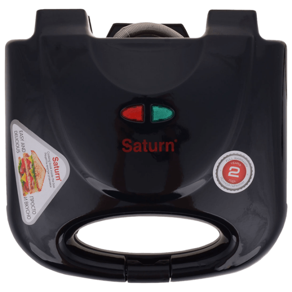 Aparat pentru sandvișuri Saturn ST-EC1082 Black 750 W, Cantitatea de sandwich-uri: 4 photo 1