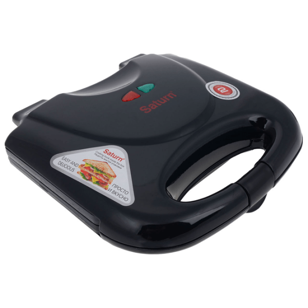 Aparat pentru sandvișuri Saturn ST-EC1082 Black 750 W, Cantitatea de sandwich-uri: 4 photo 2