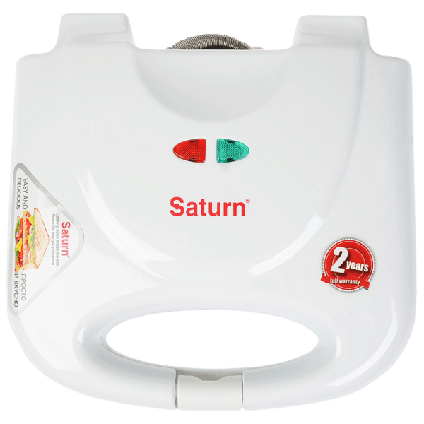 Aparat pentru sandvișuri Saturn ST-EC1082 White 750 W, Cantitatea de sandwich-uri: 4 photo 1