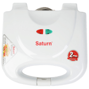 Aparat pentru sandvișuri Saturn ST-EC1082 White 750 W, Cantitatea de sandwich-uri: 4