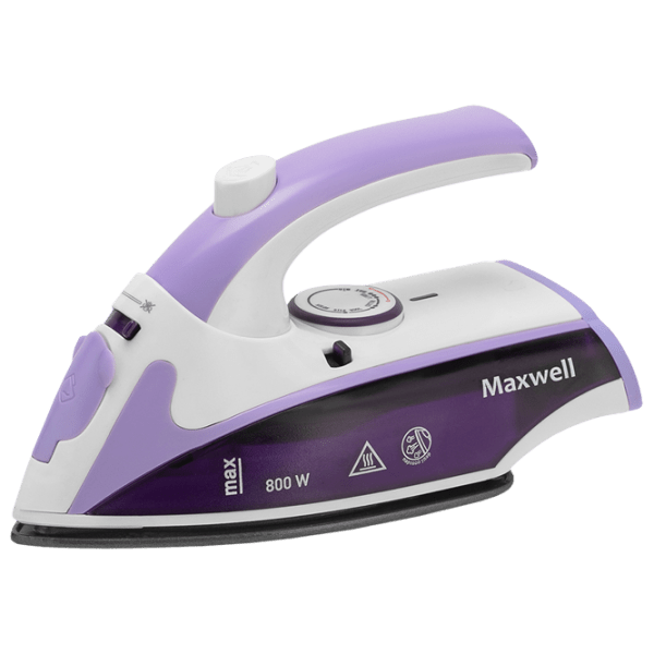 Fier de călcat Maxwell MW-3057 Purple 800 W, 15 g/min, 0.035 l, Acoperire antiaderentă photo 1
