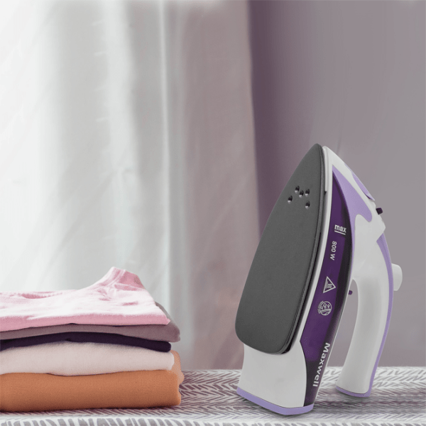 Fier de călcat Maxwell MW-3057 Purple 800 W, 15 g/min, 0.035 l, Acoperire antiaderentă photo 5