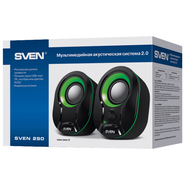 Sistem audio Sven 290 Black  photo 4