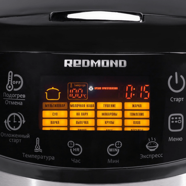 Мультиварка Redmond RMC-M90 Черный 1000 Вт, 5 л photo 7