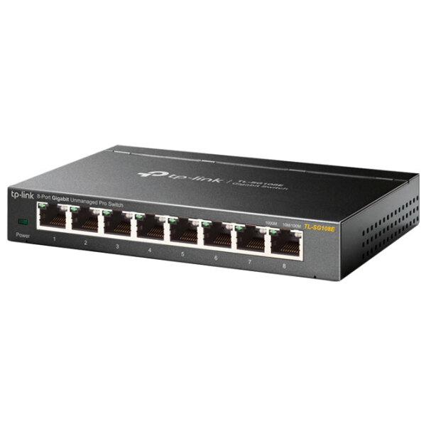 Switch TP-Link TL-SG108E Black 16 Gbit/ s photo 2