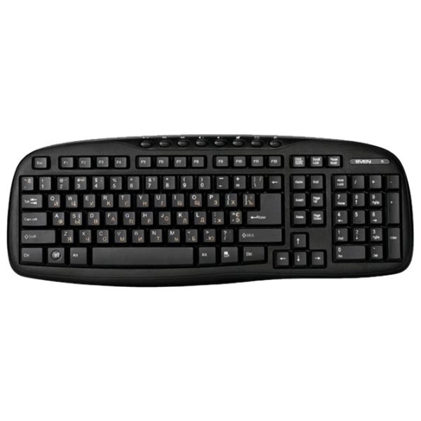 Tastatură Sven Comfort KB-C3600W Black Home and Office, Fără fir photo 1