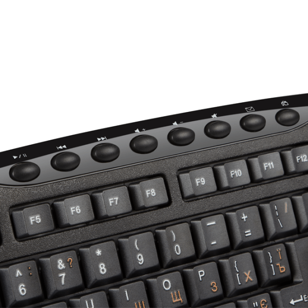 Tastatură Sven Comfort KB-C3600W Black Home and Office, Fără fir photo 4