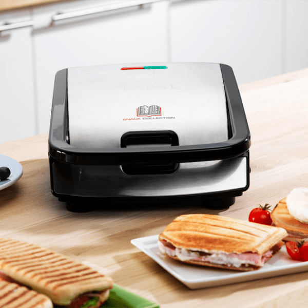 Aparat pentru sandvișuri Tefal SW854D16 Black 700 W, Cantitatea de sandwich-uri:  photo 4