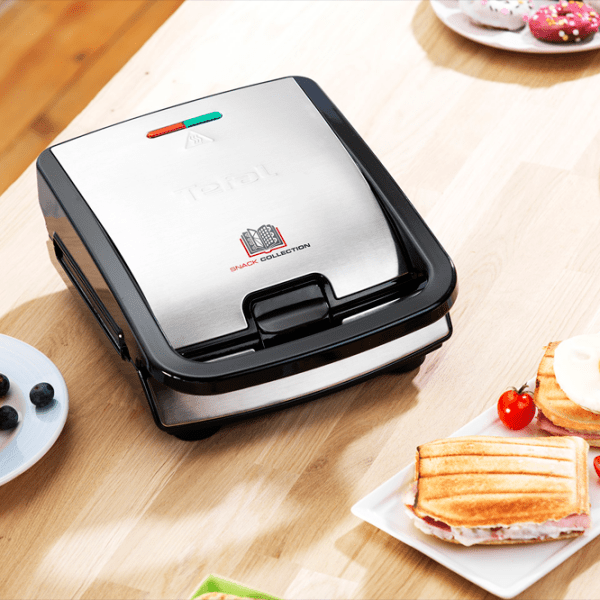 Aparat pentru sandvișuri Tefal SW854D16 Black 700 W, Cantitatea de sandwich-uri:  photo 5