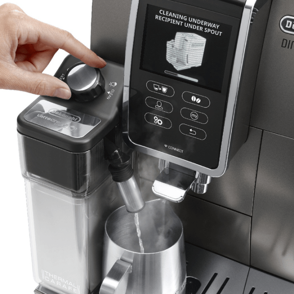 Aparat de cafea DeLonghi ECAM370.95T Gray 1450 W, 1.8 l, Bloc termic photo 5