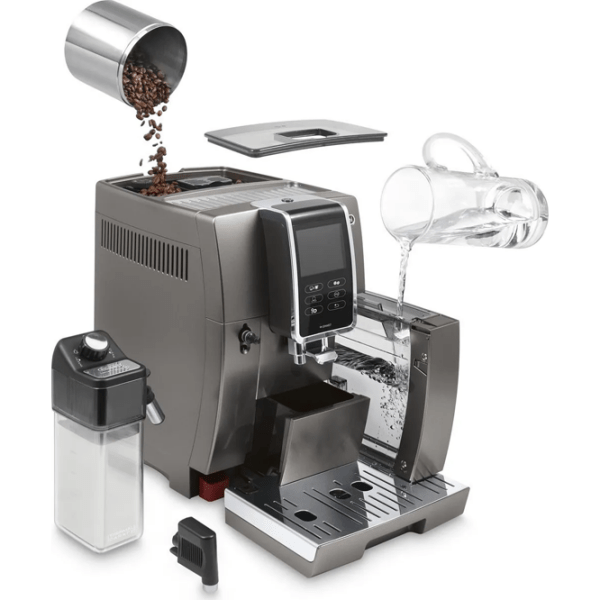 Aparat de cafea DeLonghi ECAM370.95T Gray 1450 W, 1.8 l, Bloc termic photo 7