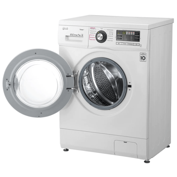 Mașină de spălat LG F1296HDS1 White 7 kg, 1200 rpm, A photo 7