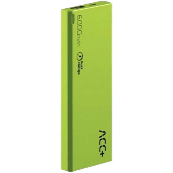 Power Bank 6000 мАч Maxcom THIN6000BK Зеленый  photo 3