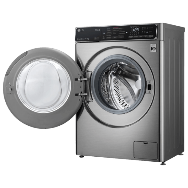 Mașină de spălat cu uscător LG F2T5HG2S Silver 7 kg, 1200 rpm, B photo 7