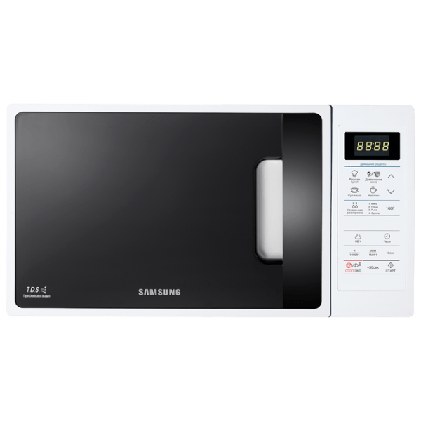 Cuptor cu microunde Samsung ME83ARW White Solo, 23 l, 800 W photo 1