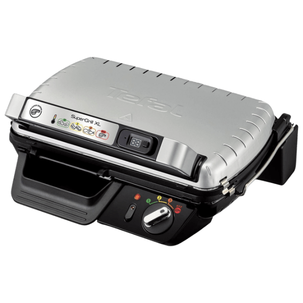 Tefal GC461B34 Нержавеющая сталь 2400 Вт, Контактный, Барбекю, photo 1