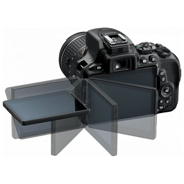 Cameră foto Nikon D5600 + AF-S 18-140 VR Kit Black CMOS, 24.78 MP, f/ 3.5 - f/ 5.6 photo 7