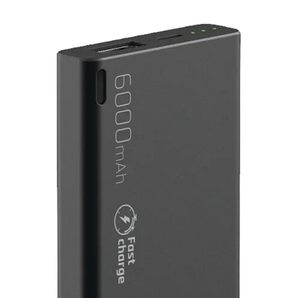 Power Bank 6000 мАч Maxcom THIN6000BK Черный  photo 2