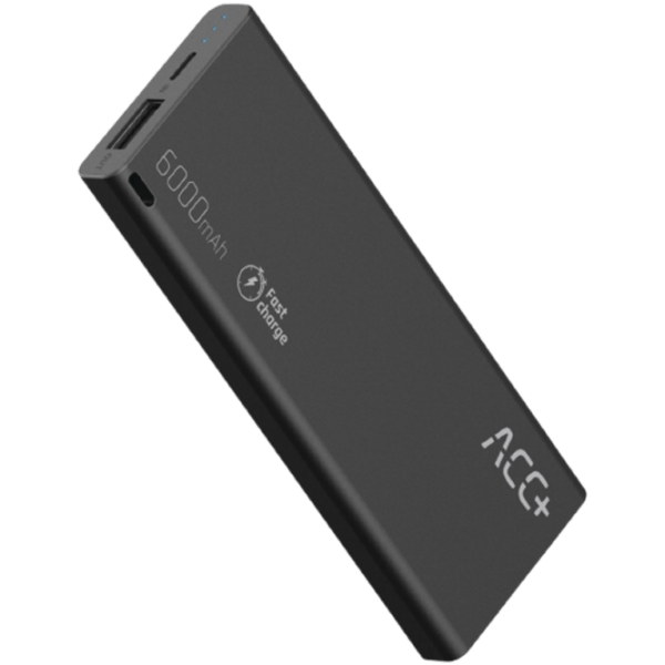 Power Bank 6000 мАч Maxcom THIN6000BK Черный  photo 3
