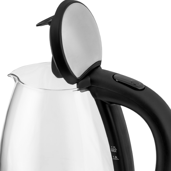 Ceainic electric Vitek VT-7046 Black 2200 W, 1.7l, Material interior: Sticlă photo 4