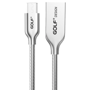 Cablu pentru telefon Golf GC-33 USB Type-A/ microUSB Silver 