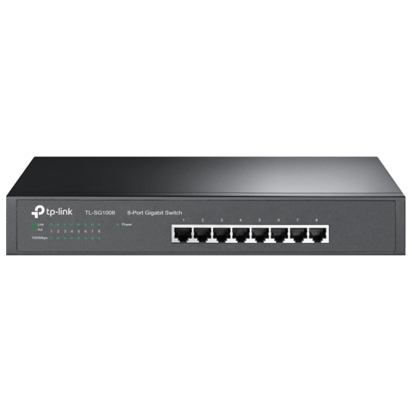 Switch TP-Link TL-SG1008 Black 16 Gbit/ s photo 1